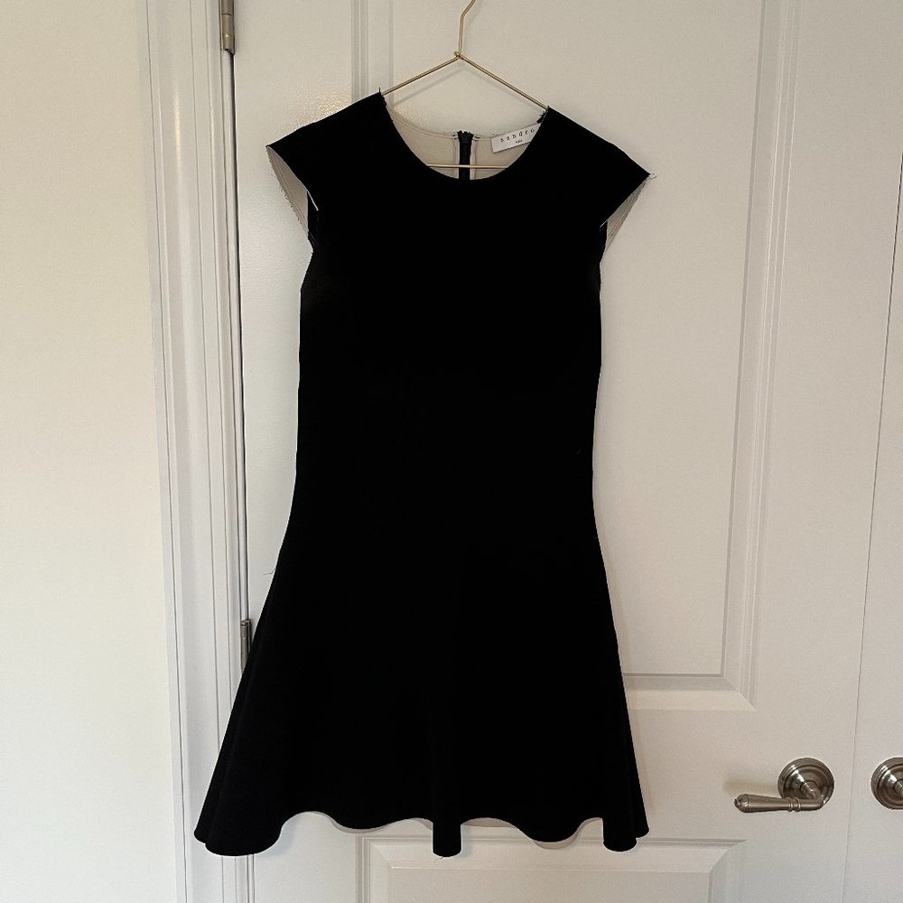 Sandro Remind Dress in Black